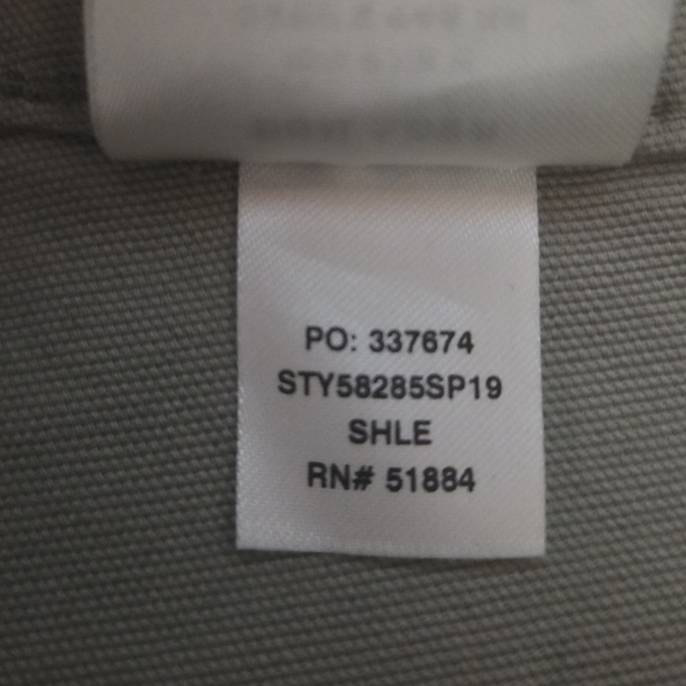 PATAGONIA Stand Up Skirt Shale Organic Cotton Size 4 - Picture 6 of 6